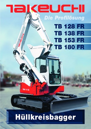 Mini Pelles Takeuchi TB 138 FR