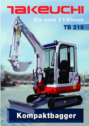 Mini Pelles Takeuchi TB219S