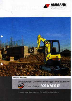 Mini Pelles Yanmar VIO 20