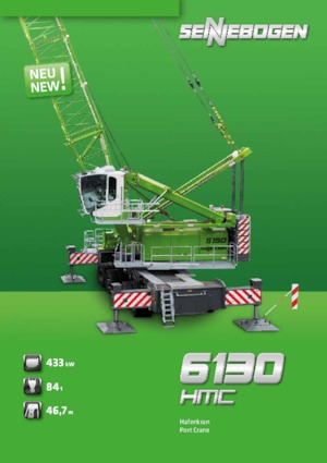 Grues mobiles - flèche treillis Sennebogen 6130 HMC