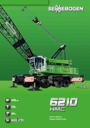 Grues mobiles - flèche treillis Sennebogen 6210 HMC