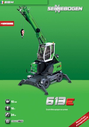 Grues mobiles  télescopiques Sennebogen 613 M
