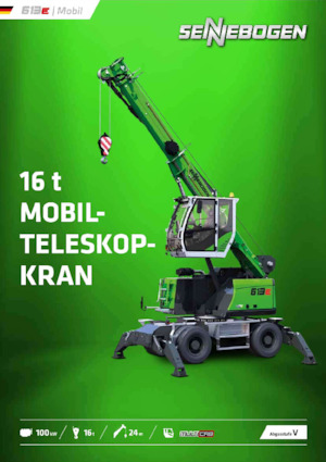 Grues mobiles  télescopiques Sennebogen 613E