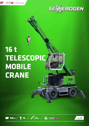 Grues mobiles  télescopiques Sennebogen 613E