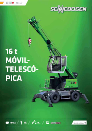 Grues mobiles  télescopiques Sennebogen 613E