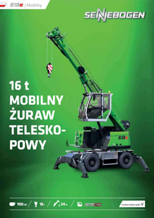 Grues mobiles  télescopiques Sennebogen 613E