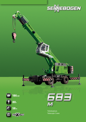 Grues mobiles  télescopiques Sennebogen 683 M