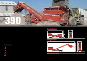 Installation de criblage mobile Terex-Finlay 390 Hydrascreen