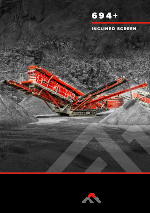 Installation de criblage mobile Finlay 694+