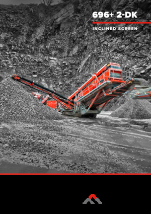 Installation de criblage mobile Finlay 696 2-Deck