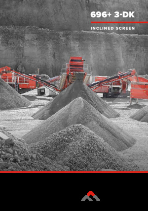 Installation de criblage mobile Finlay 696 3-Deck