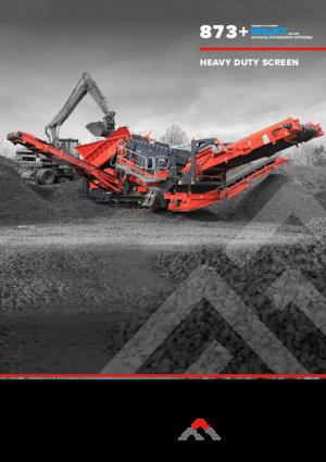 Installation de criblage mobile Finlay 873+ Spaleck