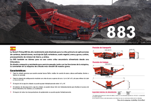 Installation de criblage mobile Terex-Finlay 883 Reclaimer