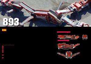 Installation de criblage mobile Terex-Finlay 893