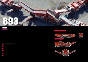 Installation de criblage mobile Terex-Finlay 893