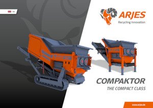 Installation de criblage mobile Arjes COMPAKTOR 300