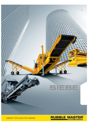 Installation de criblage mobile Rubble Master VS 60