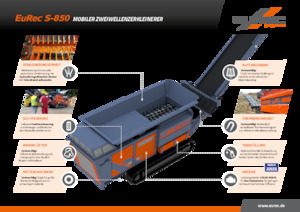 Installation de criblage mobile Arjes EuRec S-850