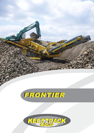 Installation de criblage mobile Keestrack Frontier 4518 T