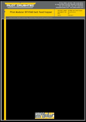Installation de criblage mobile Pilot Crushtec GFH560