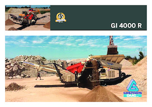 Installation de criblage mobile Gasparin Gi 4000 R 