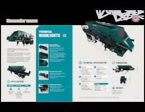 Installation de criblage mobile Powerscreen Gladiator H6203