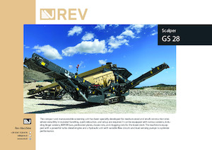 Installation de criblage mobile REV GS 28