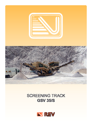 Installation de criblage mobile REV GSV 35 S