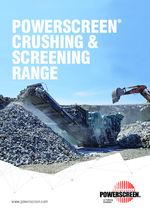 Installation de criblage mobile Powerscreen Horizon 6203
