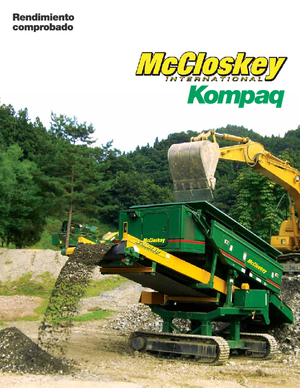 Installation de criblage mobile McCloskey Kompaq