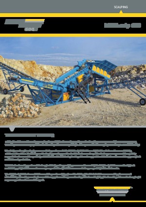 Installation de criblage mobile Pilot Crushtec MAXIscalp 600