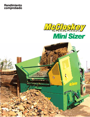Installation de criblage mobile McCloskey MiniSizer