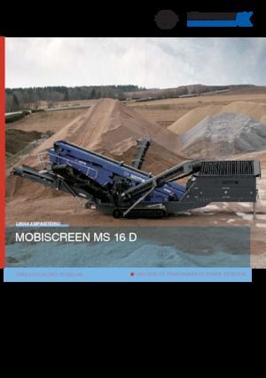 Installation de criblage mobile Kleemann MS 16 D