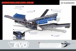 Installation de criblage mobile Kleemann MS 952 EVO