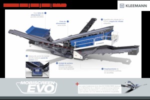 Installation de criblage mobile Kleemann MS 952 EVO