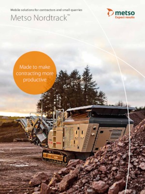 Installation de criblage mobile Metso Nordtrack S4.12
