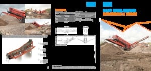 Installation de criblage mobile Sandvik QA 451