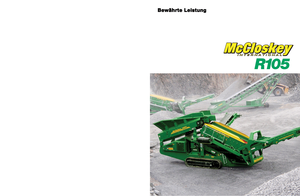 Installation de criblage mobile McCloskey R105