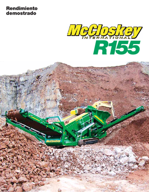 Installation de criblage mobile McCloskey R155