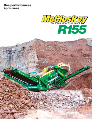 Installation de criblage mobile McCloskey R155