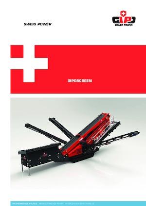 Installation de criblage mobile Gipo GS 155/2