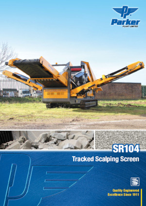 Installation de criblage mobile Parker SR104