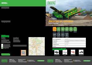 Installation de criblage mobile RESTA TH1 SE
