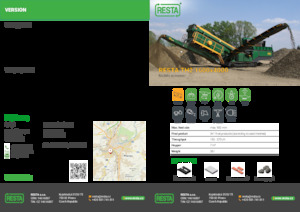 Installation de criblage mobile RESTA TH2