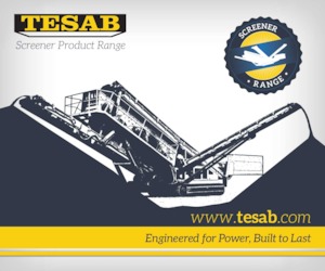 Installation de criblage mobile Tesab TS3600