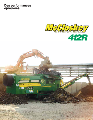 Tamiseurs mobiles avec tambour McCloskey 412 TA