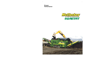 Tamiseurs mobiles avec tambour McCloskey 512RET