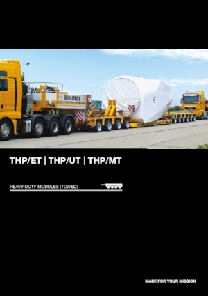Remorque lourde modulaire Goldhofer THP/ET