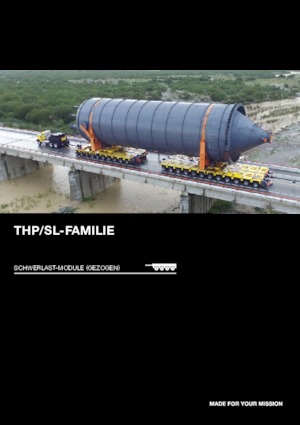 Remorque lourde modulaire Goldhofer THP/SL