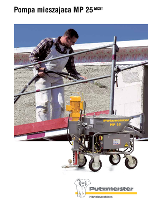 Pompes  mélangeuses à mortier Putzmeister MP 25 Mixit JP-WP/D5K